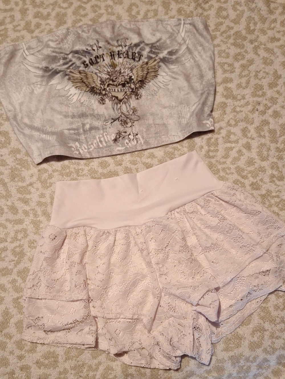 SHEIN White Elastic Waist Tank Top